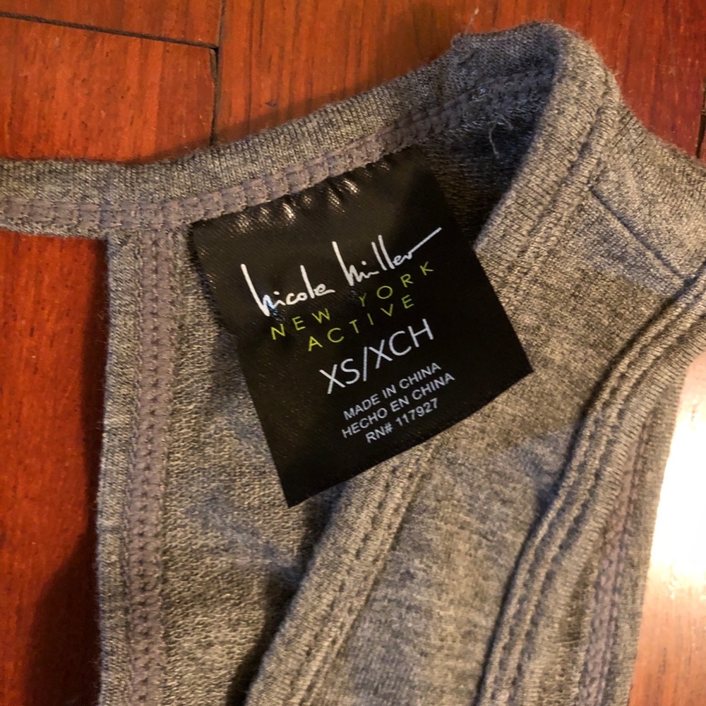 Nicole Miller XS tank with crisscross back - Picture 8 of 9